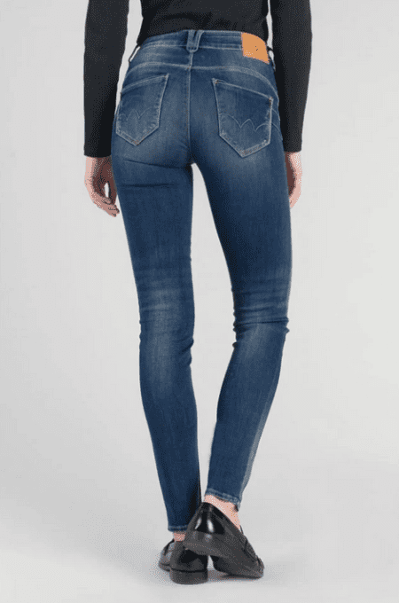 Menars pulp slim taille haute jeans bleu