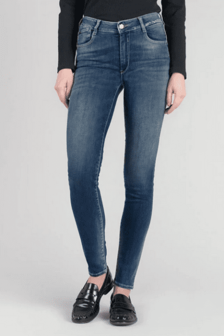 Menars pulp slim taille haute jeans bleu