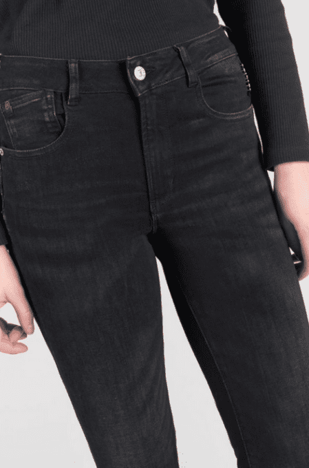 Tac pulp regular taille haute jeans noir