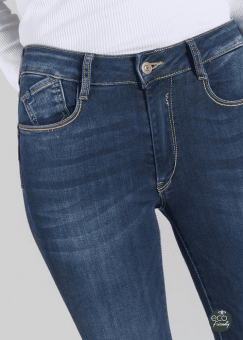 Shac pulp slim taille haute 7/8ème jeans bleu